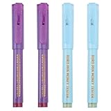 4 Stück Geldprüfer Stift, Geldscheinprüfstift Prüfstift mit UV-Lampe, Geldscheinprüfer Stift Gefälschte gefälschte Geldscheine, Gefälschter Banknoten für Euro, Pfund, Dollar usw