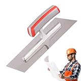 Maurerkelle für Zement, Kelle für Gipskartonplatten | Flache Kelle für Betonveredelung - Maurerkelle mit ergonomischem Griff, Handwerkzeuge für den Mauerwerkbau von