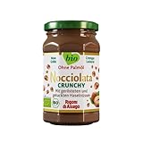 Rigoni di Asiago Nocciolata - Crunchy, 1x 250g, Haselnusscreme ohne Palmöl, Nuss Nougat Creme ohne Palmöl, Leckerer Brotaufstrich