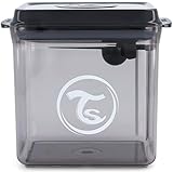 Twistshake Babynahrungsbehälter | Feuchtigkeitsbeständig | Versiegelter Milchpulverspender | Tragbare Lebensmittelaufbewahrungsbox für Babynahrung | Lagerung von Milchpulver | 1700 ml, Schwarz