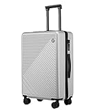 IWENZHKPA Koffer Handgepäck, Leichtes Hardside-4-Rad-Spinner-Reisegepäck, Geschäftsgepäck Reisekoffer mit Räder(D,26inch)