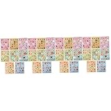 Ciieeo 4 Sätze Weihnachtsaufkleber Wasserflasche Weihnachtskarikaturaufkleber Dekorationen Wein Gläser Dekorationsaufkleber Scrapbook -verzierungen Ornament-aufkleber Papier 8 Blätter * 4