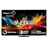 Hisense 55A85N 139cm (55 Zoll) Fernseher, 4K UHD OLED Smart TV,120Hz, HDMI 2.1, Game Mode Pro, AMD FreeSync Premium, Dolby Vision IQ & Atmos, Bluetooth, Alexa Built-in, Schwarz, [2024]