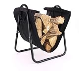 RAMROXX Stylischer Kaminholzständer Kaminholzablage Holzständer