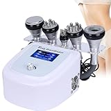 BAIXDM 5-in-1 RF-Körperschlankheitsgerät, Hautstraffende Kavitationsmaschine Mit 5 Massageköpfen, Heben Und Straffen/Ausbaggern Von Meridianen, LED-Touchscreen, Formkurven, Für Schönheitssalon