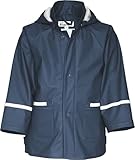Playshoes Regenjacke Unisex Kinder Wind- und wasserdicht Regenmantel Regenbekleidung, marine, 92