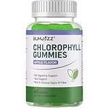 Chlorophyll-Gummibärchen Gummi 60 Stück, 400 mg für Verdauung und Darmgesundheit