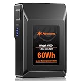 Powerextra V-Mount Ersatzakku 4200mAh 60Wh für Sony BP-95W, mit D-TAP, USB-A und USB-C(unterstützt 45W PD) Anschlüsse