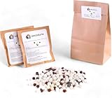 2 Jahre Waschen mit dem aecodune Nachfüllung fur Öko Waschball - 240 Wäschen - Natürliches Waschmittel Pulver in Wäscheperlen Zero Waste - Waschmittel Sensitiv - Ätherisches Öl Jasmin