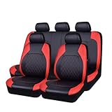 XIUDAM Auto Sitzbezüge Sets Für Seat Arona Arona FR Altea FR Ateca Ateca FR Marbella Ibiza Mk2, Leder Autositzbezüge Allwetter Wasserdicht Atmungsaktiv Schonbezüge Sitzschoner Innenraum Zubehör