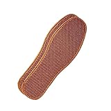 Atmungsaktive Holzkohleeinlagen für Männer und Frauen, Schweiß absorbierende Einlegesohlen für Lederschuh, Alltagsschuhe, Arbeitsschuhe, 1 Paar X Einlegesohlen (38)