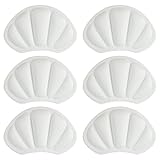 Kronwahl 3 Paar Fersenschutz Schuheinlagen, erstklassiges Fersenpolster für Schuhe, bequemer Fersenschoner, selbstklebende rutschfeste Fersenkissen für optimalen Komfort (weiß)