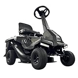 BRAST® Rasentraktor Benzin Aufsitzmäher | 5,15kW(7PS) | Elektrostart | XXL Schnittbreite 61cm | TÜV geprüft | Variable Geschwindigkeit | 150L Fangkorb | für mittlere bis große Rasenflächen