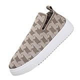 Damen-Outdoor-Schuhe, weich, leicht, bequem, hohl, atmungsaktiv, flacher Absatz, weiche Sohle, Freizeitschuhe, Größe 45, khaki, 41 EU