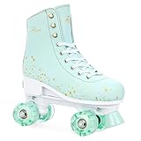 RAVEN Rollschuhe Roller Skates für Kinder Erwachsene Mädchen Damen verstellbar (Noa Mint, 39-42 (25-26,5cm))