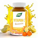 Vitamin C Gummibärchen für Erwachsene I Hochdosiertes Vitamin C Gummies mit 125mg I Vegane Gluten & laktosefrei Gummibärchen zum Immunsystem stärken, Kollagen bilden & gegen Müdigkeit I 60 Stück