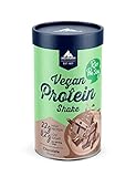 Multipower Vegan Protein Shake Pulver 420g, 100% veganes Protein Pulver auf pflanzlicher Basis mit Schokoladen-Geschmack, ideal zur Regeneration nach dem Sport