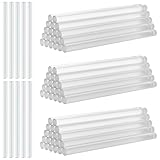 70 Stück Heißklebesticks 11mm Transparent Schnelltrocknend Heißklebestifte EVA Starke Klebkraft Klebepistole Sticks für Heißklebepistole