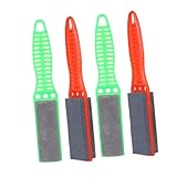 iplusmile 4 Stück Teiliges Doppelseitiges für Küchenmesser Strapazierfähiger für Zuhause und Gastronomie für Scheren und Küchenwerkzeuge Zufällige Zufällige Farbe