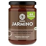 Bone broth | JARMINO | BIO Knochenbrühe Konzentrat vom Rind | Made in Germany | 440g (44 Portionen) | Reich an Bio Kollagen