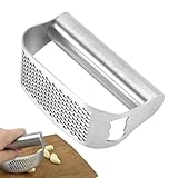 Knoblauchwippe aus Edelstahl, Knoblauchzerkleinerer – Knoblauchpresse Mahlwerk Presse Chopper Ring | Rostfreier Knoblauchzerkleinerer mit ergonomischem Griff, Küchengerät für zu Hause