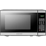 Chefman Mikrowelle 20L 800W 6 Voreinstellungen 10 Leistungsstufen Digitalanzeige Eco-Modus Memory-Funktion Stummschaltung Kinderschutz