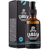 Bartöl für Herren von Camden Barbershop Company ● ORIGINAL ● 50ml Beard Oil Made in UK ● 100% Natürliche Bartpflege für Männer & Frischer Duft ● Unterstützt Bart Wachstum