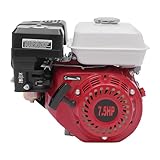 7.5HP 215CC 4-Takt Benzinmotor Standmotor Benzin Motor Geringer Kraftstoffverbrauch Viertaktmotor für landwirtschaftliche Geräte, Home Backup