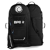 BPS New Zealand Bodyboard Bag Double/Triple Travel Backpack - Made from Recycled Plastics, Be a Change Hero and Help Remove Plastics from our Deponien and Oceans, Schwarz, Einheitsgröße