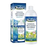 Bactador Enzymreiniger - Geruchsentferner & Fleckenentferner Konzentrat 1L - Mikrobiologischer Geruchsneutralisierer - Porentiefe Reinigung - Ergibt bis zu 50 Liter - Hunde/Katzenurin Entferner