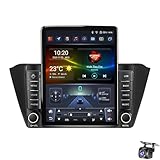 9,7 Zoll Android 14 Autoradio Stereo für S-koda Fabia 2015-2019 Kapazitiver HD Touchscreen Mirror Link GPS-Navigations Headunit mit WiFi Bluetooth USB FM Car Audio Mic Backup Kamera(Color:TS200)