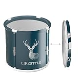 Tragbare Badewanne, tragbare Badewanne, faltbare Eisbadewanne für Erwachsene, Badewanne für Erwachsene, separates Familienbad, Whirlpool für heißes Bad, Eisbad