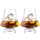 Calenxy Whisky Gläser 2er (200ml) Set Kristall Whiskey Gläser, Whiskeyglas, Whisky Verkostungsgläser whisky glass Für Scotch, Cognac, Wodka, Cocktails, Rum, Likör, Geschenk-Idee für Männer
