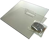 Ersatz Scheibe Kaminglas Schott® Ofenscheibe | Stärke 5mm | hitzebeständiges Keramikglas bis 800°C | Set mit Scheibendichtung | 320mm x 320 mm