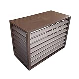 Schutzhülle für Klimaanlagen, für den Außenbereich, robustes Aluminium, Sichtschutzzaun, Blumenregal, Rollläden