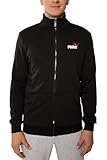 PUMA Sweatjacke Herren ohne Kapuze, Sportjacke, Trainingsjacke, Statement Deluxe Edition, Schwarz, Größe L