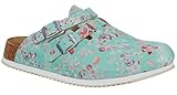 BIRKENSTOCK Damen Clogs Kay SL Birko-Flor schmal 41 EU Schmal Flower Mint