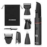 MAXGROOM 4-in-1 Intimrasierer Mann, Wasserdicht Körperrasierer Herren, Wiederaufladbarer Type-C Rasierer Herren Intimbereich, Body Groomer Men, Intim Rasierer Männer für Bart Gesicht Achseln und Hoden