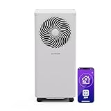 Klarstein mobile Klimaanlage mit Abluftschlauch, 9000 BTU - praktischer Luftentfeuchter, Ventilator & Kühler in einem, inklusive Kit - ideal für Räume bis 31 qm