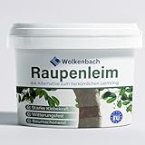 Wolkenbach® Grüner Raupenleim für Obstbäume 0,9L I Der Leimring für Obstbäume schützt vor Frostspannern, Ameisen, Läusen uvm. - Baumleim auch für Zimmerpflanzen geeignet