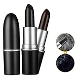 Haarfarbe Stift Temporäre Hair Color Lippenstift Haarfärbemittel, Temporärer Lippenstift Haarfärbemittel Färbung Weißer Haarbezug DIY Makeup Stick haarfarbe schwarz Braun