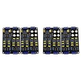 LOLPALONE 4 Stück 2-Wege-Frequenzweichfilter für hohe Audio-Lautsprecher mit Pre-Chip NE5532 für modifiziertes Audio