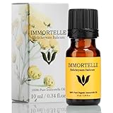 SANICULA Helichrysum Ätherischen Öl - 100% Immortelle Naturreines Ätherisches Öl, 10ml Bio Immortelle Ätherisches Öl | Natürliches, Dampfdestilliertes Ätherische Öle für Diffuser und Hautverjüngung