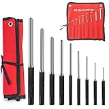 Splinttreiber Set 9-tlg: 1.5 mm-8 mm Splintentreiber Set mit Aufbewahrungstasch für Holz Kunststoff Leder Schmuck Kunsthandwerk