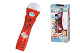 Simba 106832489 - My Music World Lustiges Mikrofon, Karaoke, mit Stimmverzerreffekten, 6 Demo Songs, 3 Licht und Sound, 22cm, Für Kinder ab 4 Jahren geeignet