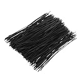 BESPORTBLE 1000Stücke Twist Krawatten Verzinktem Stabile Flexible Drahtbindungen für Kabelmanagement und Pflanzenfixierung Wiederverwendbar