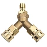3/8 Zoll Hochdruckreiniger-T-Splitter-Kupplung mit 4000 PSI Kapazität für effiziente Reinigung