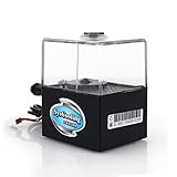 PC Wasserkühlung Pumpe, DC 12V 3Pin Niedrige Lärm Pumpe mit Ausgleichsbehälter 150ml, Max. 300L/H CPU Wasserkühlung Pumpe