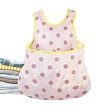 Wäsche-Latzschürze, ärmellos, zum Trocknen von Kleidung, große Tasche, zum Trocknen von Kleidung, zum Kochen und für die Küche, Geschirrspülen
