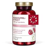 LifeWize® Granatapfel Extrakt Kapseln - 40% Ellagsäure (20:1 Extrakt = 30.000mg Hochdosiert pro 3 Kapseln Tagesdosis) 120 Kapseln - Vegan & ohne unerwünschte Zusätze